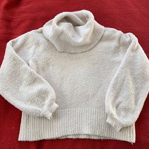 Cream turtleneck sweater